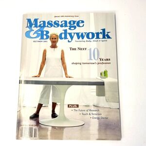Massage & Bodywork Magazine‎ 10th Anniversary Oct/Nov 2002 Issue OS Multicolor